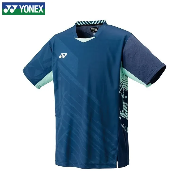 YONEX Badminton Shirt Men's and Women's Sports Training Quick drying Short sleeved T-shirt Shorts Running 2025 Summer badminton shirt