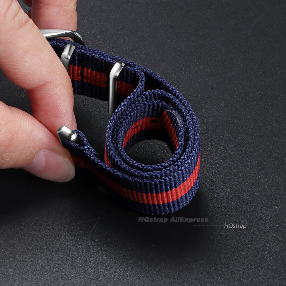 Universal Nylon Canvas Watch Strap - Classic Replacement Band, Multiple Width Options