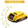 20V 3Ah DCB203 Lithium Battery Replacement for DeWalt 18v 20Volt Max Lithium Ion Battery DCB206 DCB205 DCB204 Power Tools 3