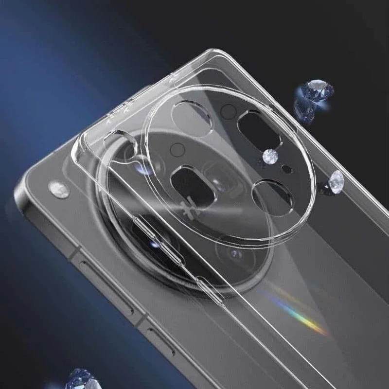Clear Transparent Soft TPU Silicone Back Cover Phone Case