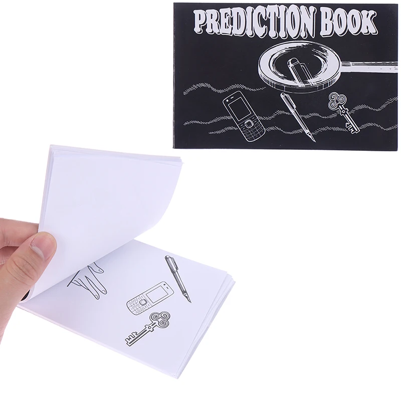 Magic Trick Toy Prediction Book Magic Props Gimmick Stage Close Up Fire Comedy Accessories 1pcs 7