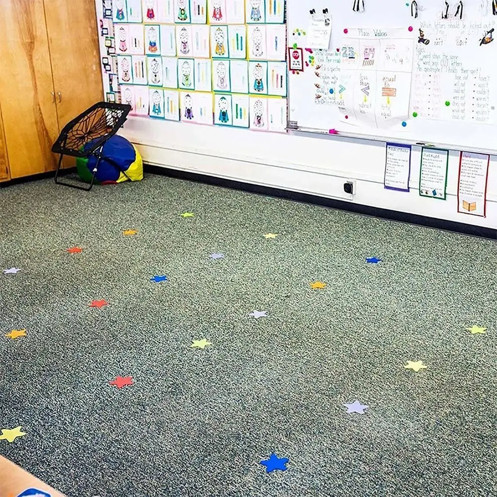 30PC Round Carpet Spot Marker For Teacher Early Educational Classroom Sit Spots Carpet Markers Toy Gift For Child Teaching Tool - 4