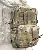 Mini Hydration Bag Tactical 2 In 1 Small MOLLE Hydration Pack Rip Away IFAK Medical Pouch Med Patch Pouch Hunting Bag 1
