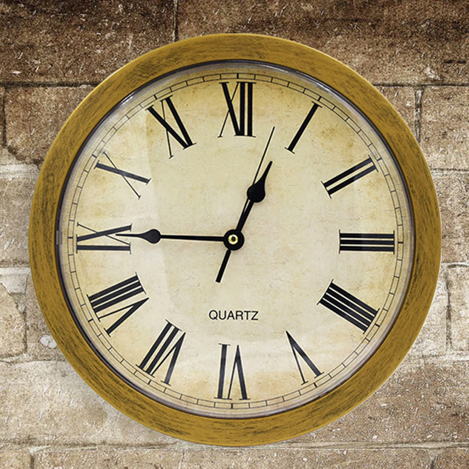 Vintage Decor Clock Diversion Safe 10-Inch Creative Wall Clock Hidden Safe Box Wall Clock Safety Box for Living Room Decor