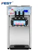 Tqh Ice Cream Machine Commercial Full-Automatic Ice Cream  Machine Sundae Making Three-Head Ice Cream Machine 3