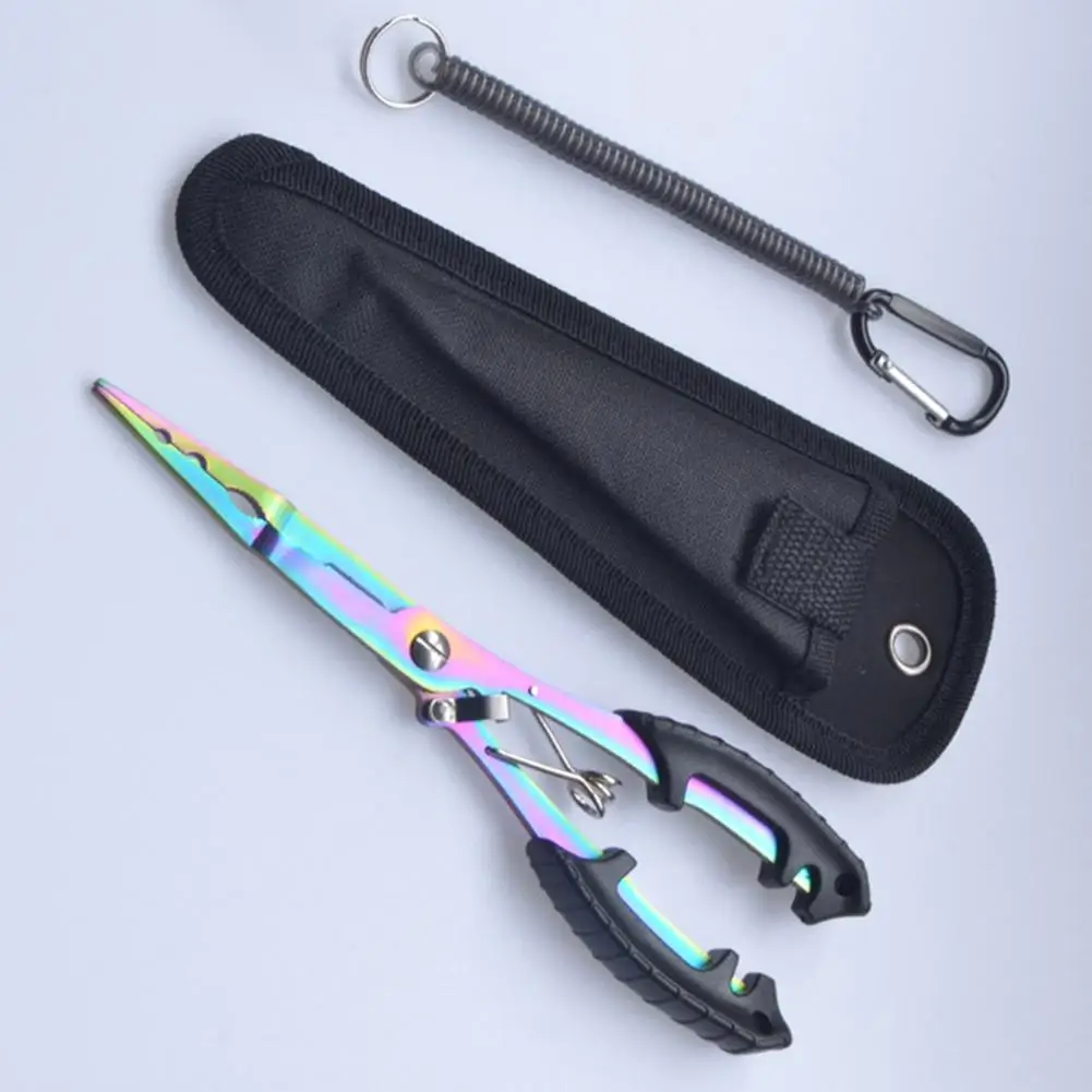 

Multi-purpose Fishing Pliers With Lanyard Sheath Lure Pliers Hook Removers Fishing Gear Accessories Dropshipping