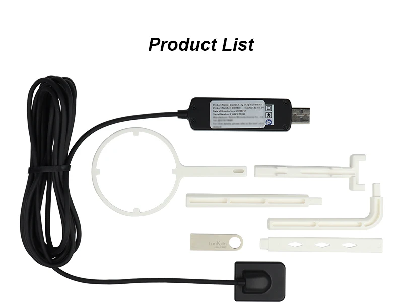 VV Dental X-Ray Digital Sensor Intraorales HD-Bildgebungssystem in Klinikqualität und Echtzeitübertragung 0,3 s mit Sensorhalterungssatz – Detail 10