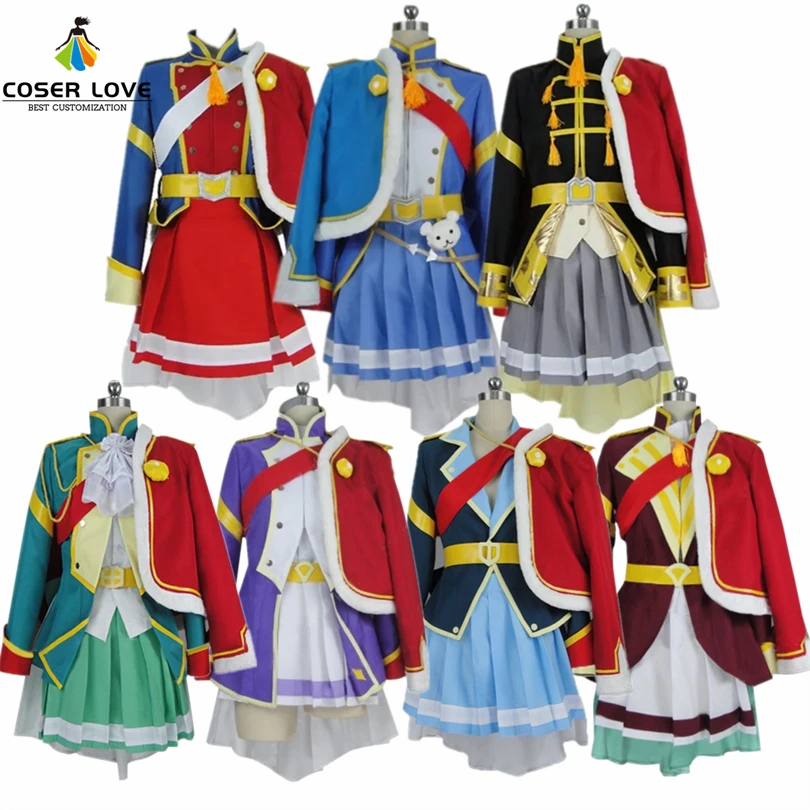 Revue Starlight Karen Aijo Maya Tendo Hikari Kagura Futaba Isuruzaki Mahiru Tsuyuzaki Kaoruko Hanayagi Hoshimi Costume Cosplay
