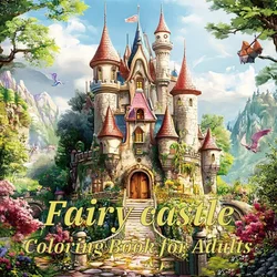 Enchanting Castle Coloring Book for Stress Relief - Mindful Art Therapy with Creative Pages
