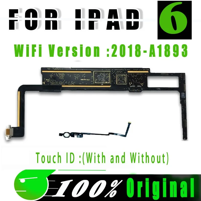 Original A1893 Wifi Version NO ID Account Logic Boards For IPad 2018 9.7 Inch 6th Motherboard With IOS System 3