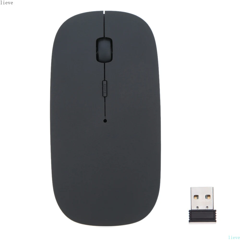 Мышь Оптическая ультратонкая 1600 DPI USB 2 4 ГГц | Компьютеры и офис
