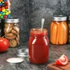 16 oz Wide Mouth Mason Jars 12 Pack Glass Canning Jars with Airtight Lids and Bands 2