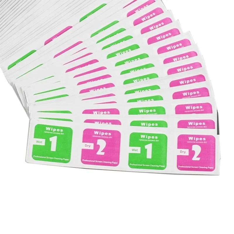 Disposable Screen Cleaning Wipes Set for Lens and Screen Dust Removal