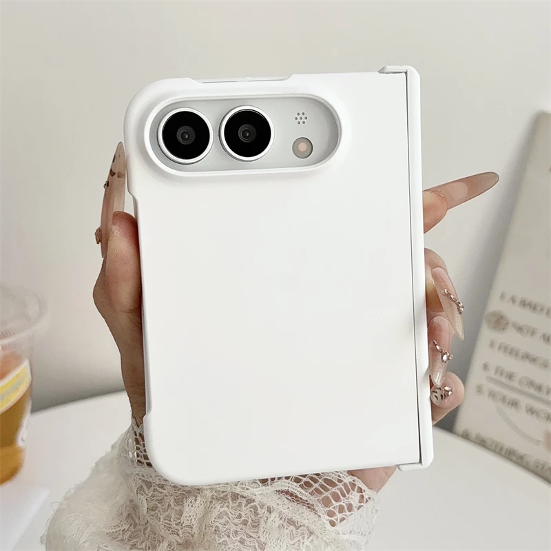 Dual Skin Feel Matte Solid Color Case - Shockproof Slim Hard PC Back Cover with Hinge Protection