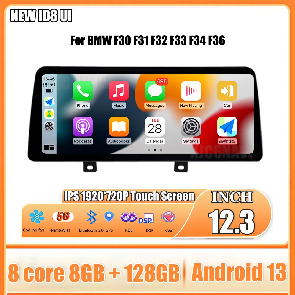 Adesivo Coprigear BMW F30-F36 | Cover Interni In Carbon Look | Multimediale E Cambio