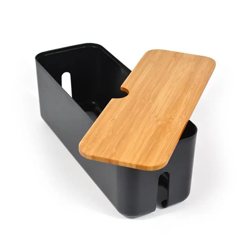 

Cable Storage Box Power Strip Wire Case Anti Dust Charger Socket Organizer Network Line Storage Bin Charger Wire Management