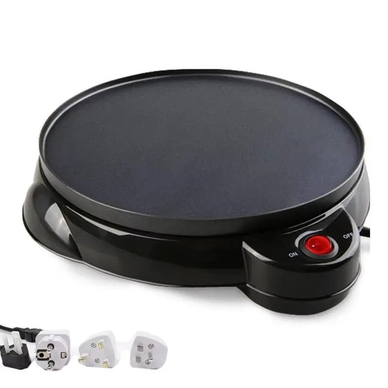 220V 650W Kitchen Electric Crepe Maker Paratha Chapati Flat Bread Pizza Tortilla Maker Cooking Tools Appliance Bakeware