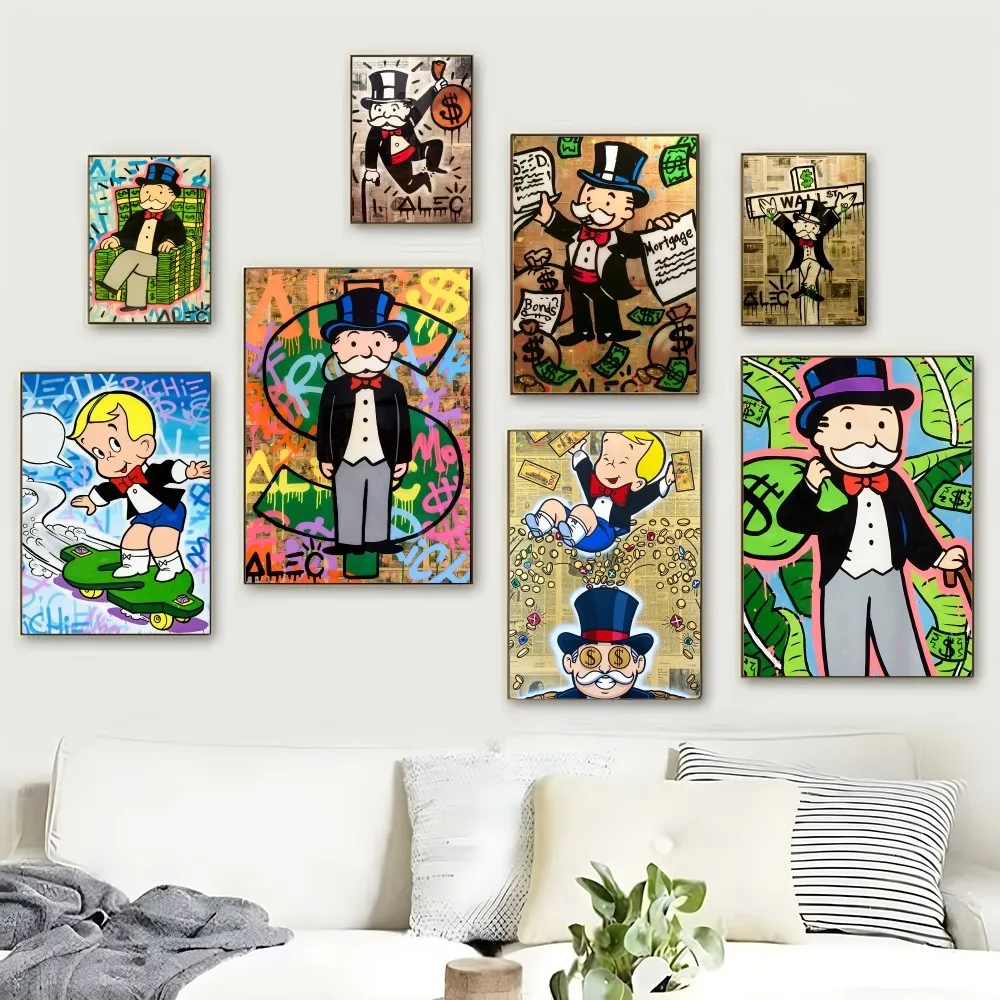 Closy Time Is Money Movie Poster Autoadesivo Art Poster Retro Kraft Paper Sticker Diy Room Bar Cafe Vintage Decorativo