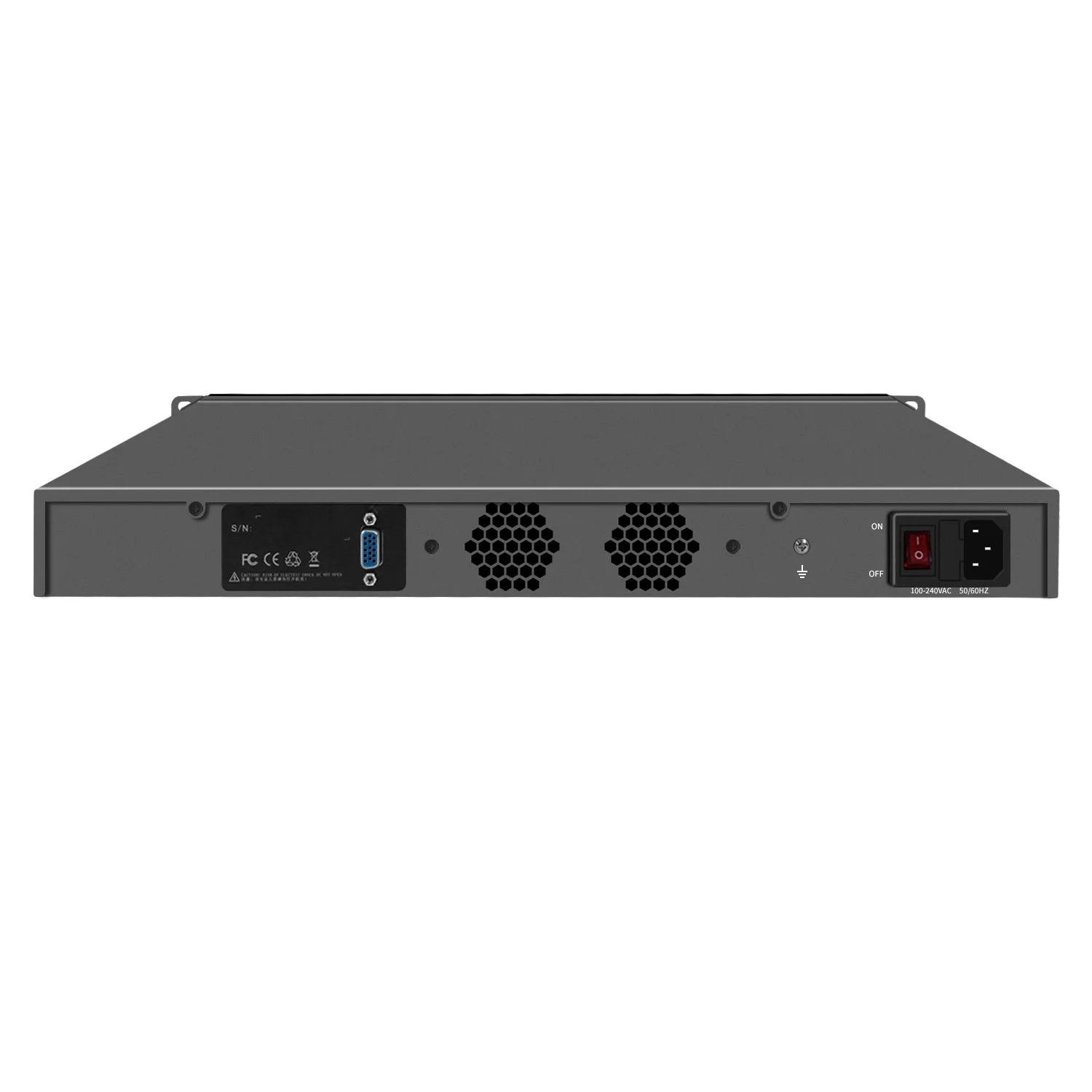 Topton 1U Rack-mount Firewall Home Server Mini PC Intel Alder Lake N100 4*/2*10G SFP+ 4*i226-V 2.5G LANs Network Security Host 3