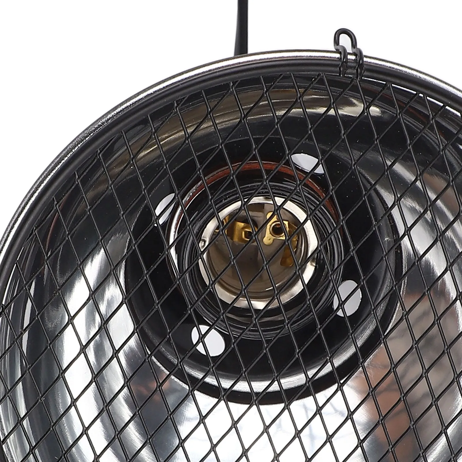 5.5in Reptile Lamp Fixture Uniform Heating Professional Shallow Dome Lamp Cap for Amphibians reptile heating lamp