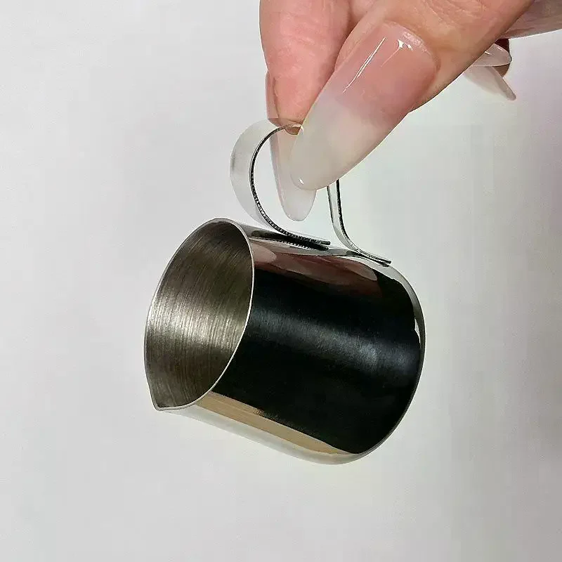 12.5/30ml Mini Coffee Milk Frothing Jug Latte Art Milk Frother Pitcher Stainless Steel Measurement Jug Pot Coffee Accessorie