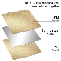 Enhanced Double-Sided Build Plate with PEI Coating - 184x184mm Steel Sheet (PEI Textured)