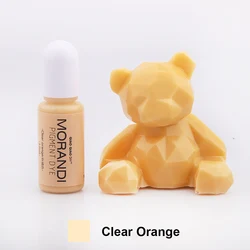 Vibrant 24 - Color Resin Pigments Set for DIY Crafts and Jewelry Making (Clear Orange)