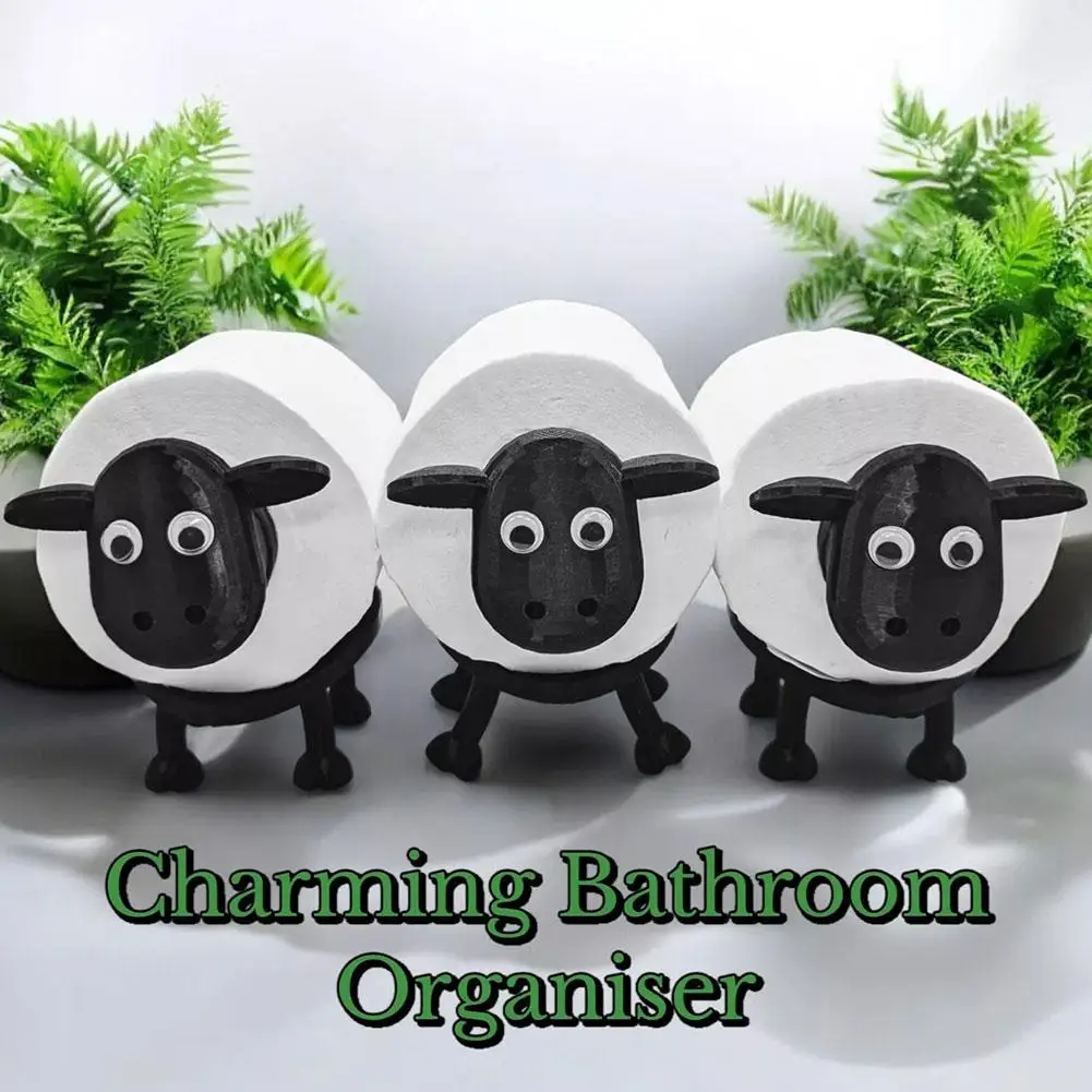 VPOUERY Toilettenpapierhalter Schaf - Lustige Badezimmer Deko