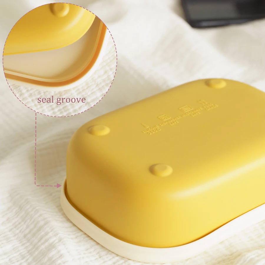 Baby Food Storage Silicone Lunch Box For Babies Kids Bento Box Portable Baby Food Storage Container BPA Free Stuff For Babies 4