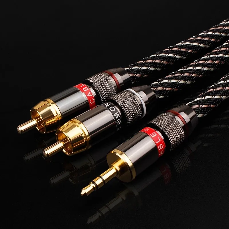 3.5 RCA Ŀ ̺ 3.5mm  2 RCA й ̺ Ȩ þ  ý  Hifi   ̺ 1m 3m 5m