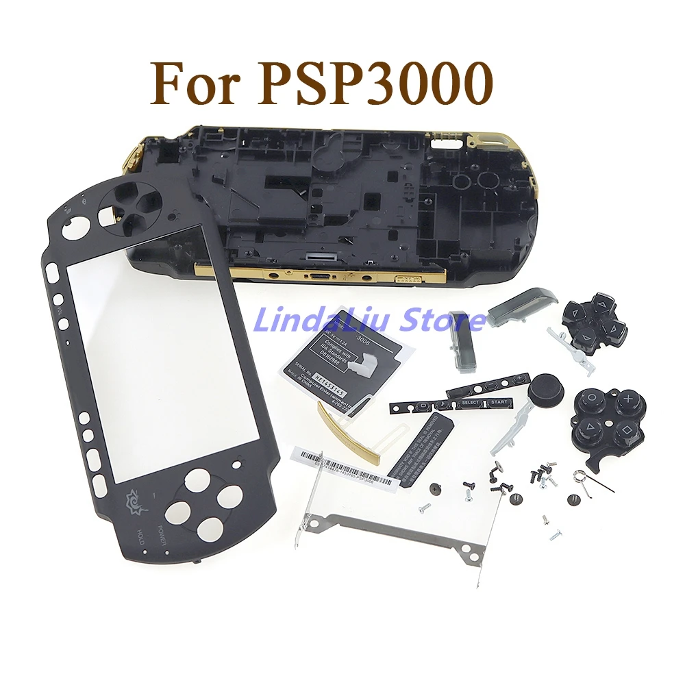 

5Sets For PSP3000 With Button Case Complete Shell Cover Full Housing Shell For PSP 3000