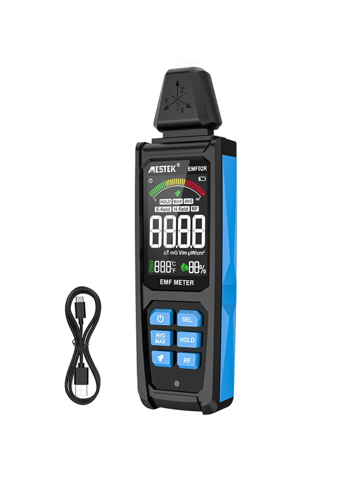 Electromagnetic Radiation Meter Magnetic Field Radiation Instrument Strength Interference Electromagnetic Detector