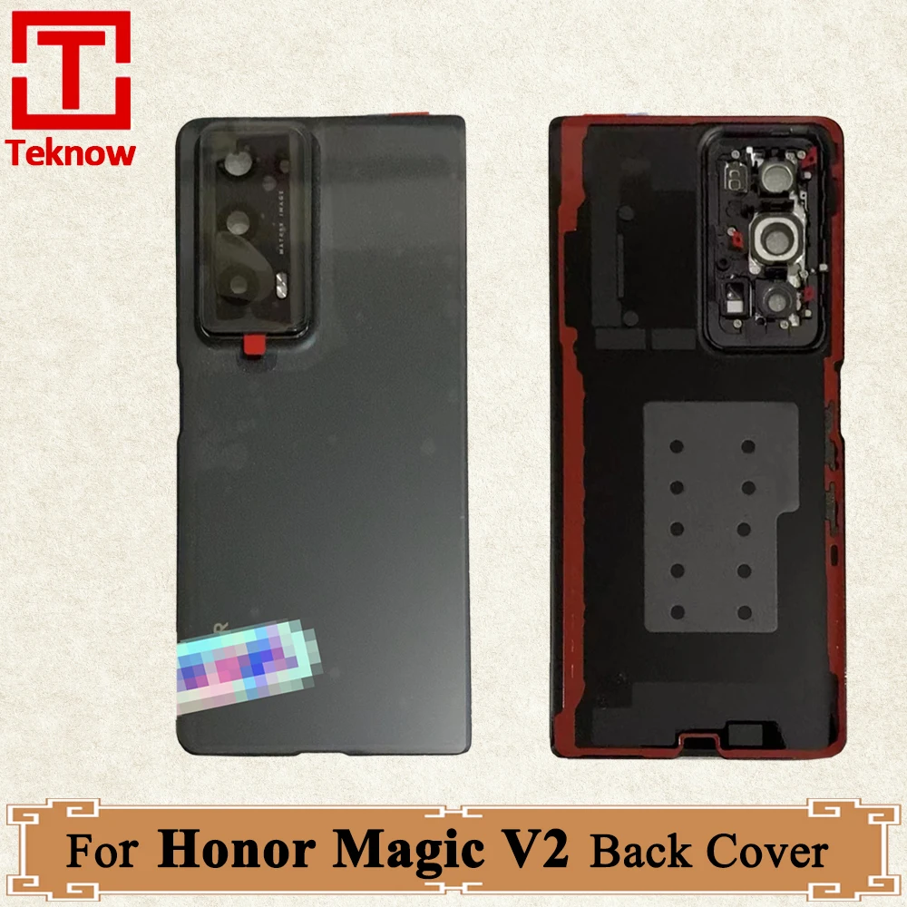 

Оригинальная задняя крышка батарейного отсека для Honor Magic V2, задняя крышка VER-AN10, задняя крышка телефона с клейкой заменой