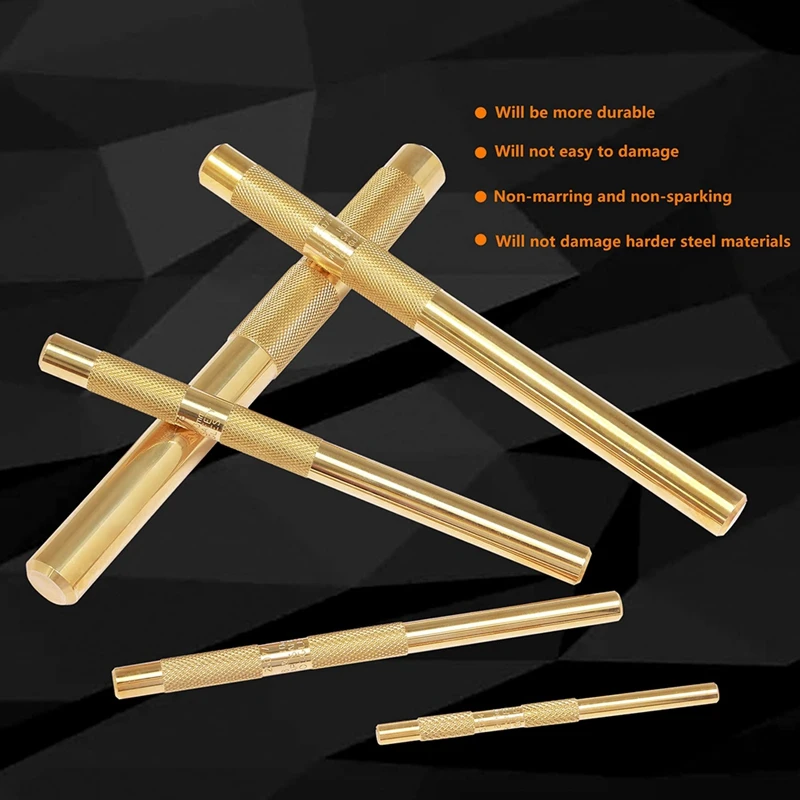 Brass Drift Punch Set 25075 25076 25077 Brass Punches