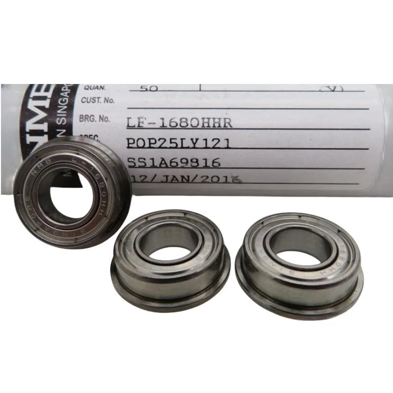 20pcs/100pcs NMB Minebea flange bearing LF-1680HH 8*16*5mm F688ZZ high speed miniature flanged ball bearings 1680 F688 8x16x5 for miniature ball bearings