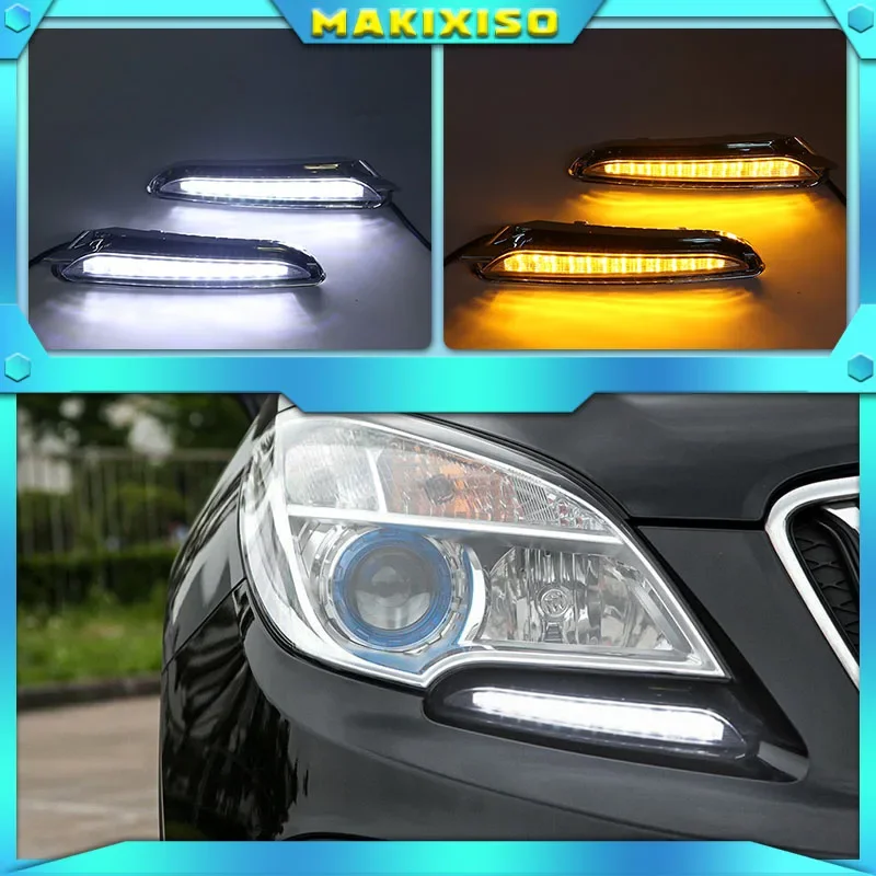 2ピース DRL ライト ランプ 適用: ビュイック/BUICK リーガル 2008-2013 LED フォグランプ 6000K ホワイト ターン イエロー ホワイト AL-KK-0568 AL 2ピース DRL ライト ランプ 適用: ビュイック&frasl;BUICK リーガル 2017