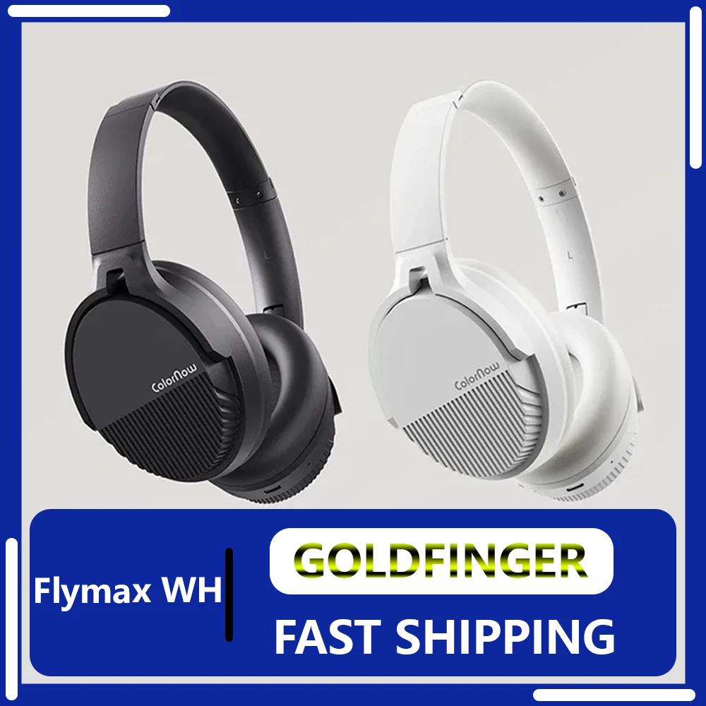 

ColorNow FlyMax WH Headset Active Noise Bluetooth Wireless Gaming E-sports Headphone Reduction Accessory for Gamer Gaming Gifts