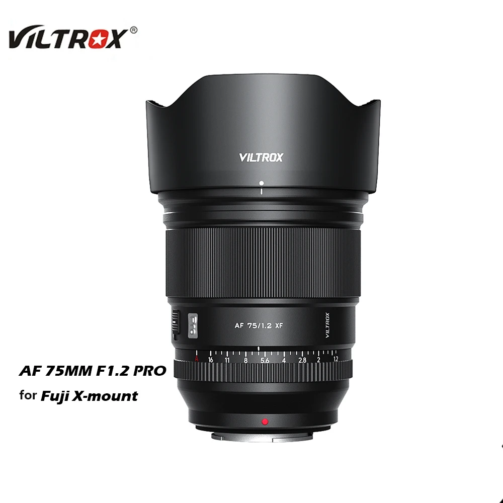 Viltrox 75Mm F1.2 Messa A Fuoco Automatica Obiettivo Principale Di Grande Apertura Per Fujifilm Xf Mount Fotocamere Lenti Fuji Pro Lens Fuji Xt4 Xt5 X