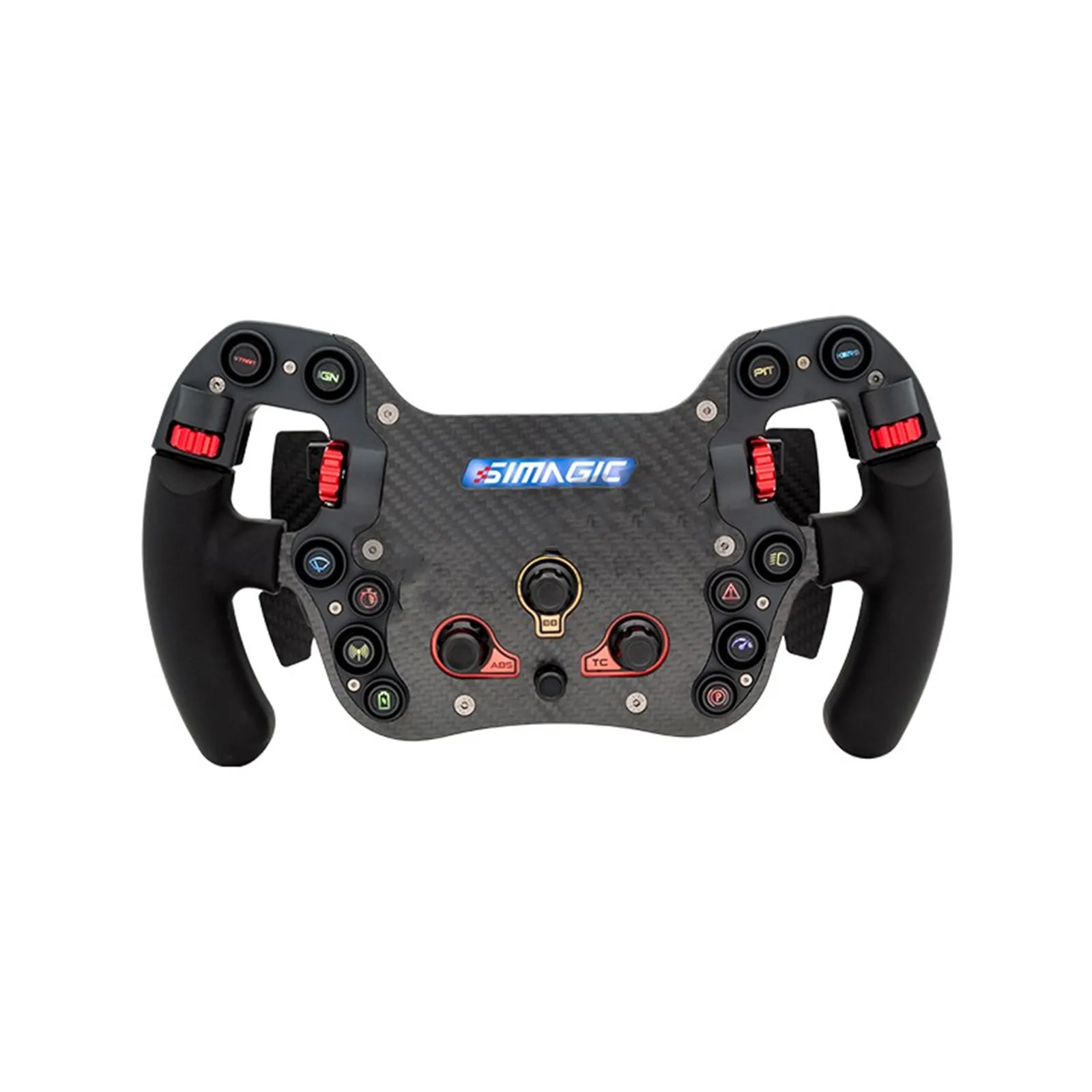 Simagic volante de fibra de carbono FX Equation, juego de simulador de  carreras, volante de disco F1