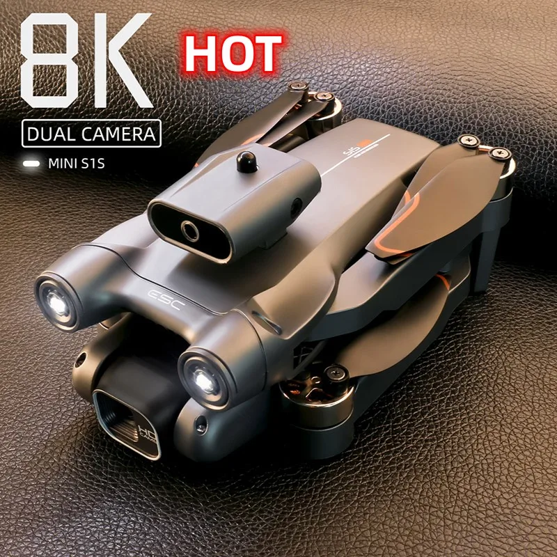 

HOT 3000meters S1S Mini drone 8K Professional HD Camera Obstacle Avoidance Four-Rotor Aircraft Toy Gift