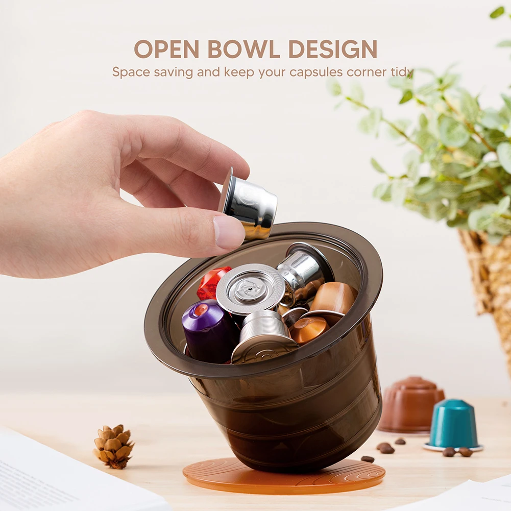 

Coffee Capsule Holder N Espresso Vertuoline Dolce Gusto Pods Organizer Storage Box Container For Tea Bag/Sugar Bag Dispenser