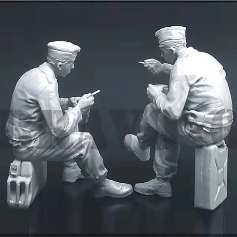 1/35 레진 군인 모델 GK - 군사 테마 - 조립되지 않은 미도색 DIY 키트 - 643