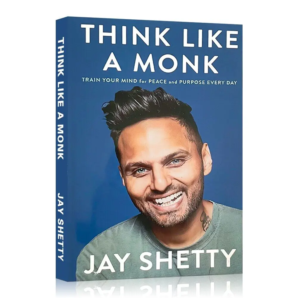 

Think Like A Monk By Jay Shetty Train Your Mind for Peace and Purpose Every Day English Novel Paperback Libros Livros