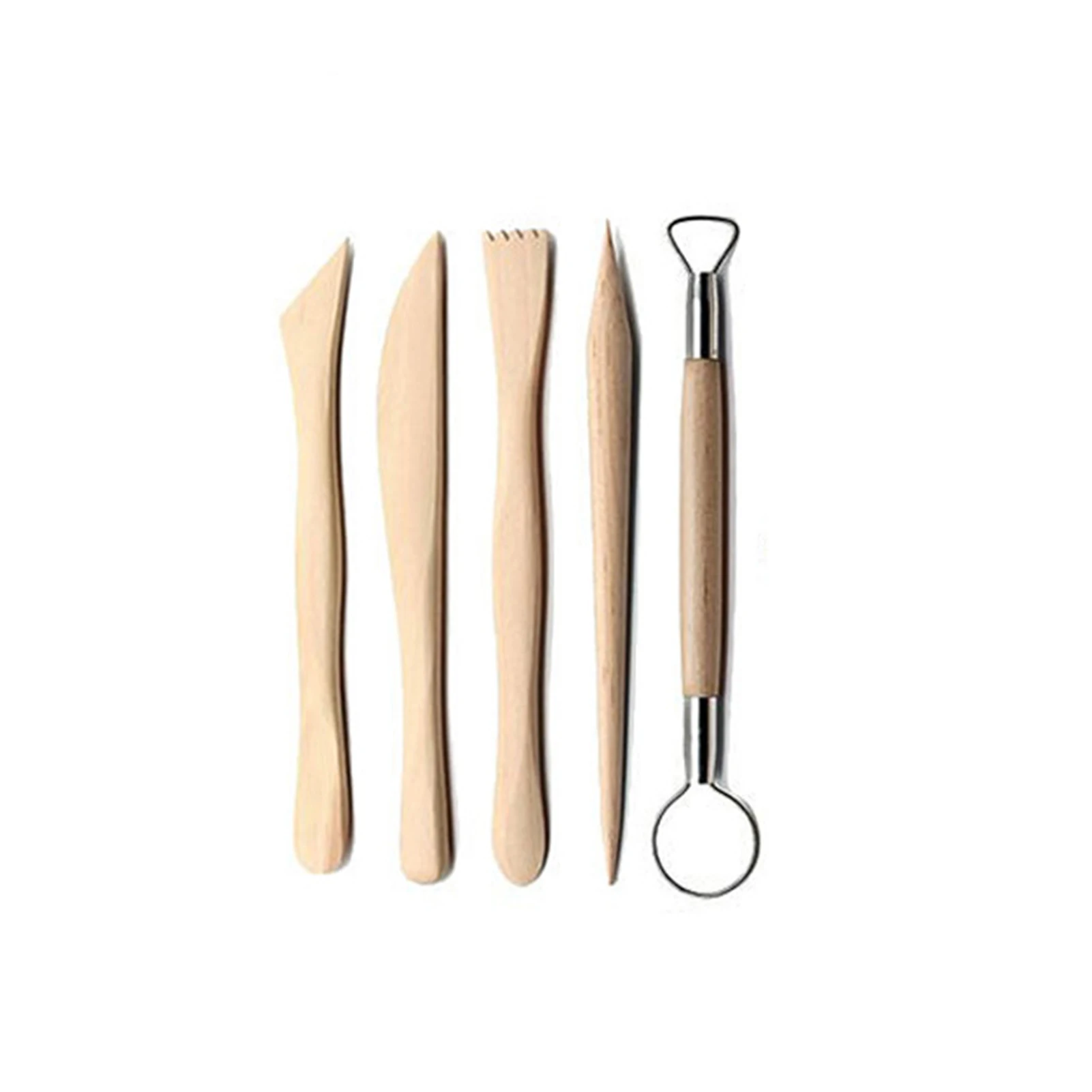 25pcs Polymer Clay Tools Modeling Clay Sculpting Tools Kit Ceramic Pottery Carving Including Double Ended Dotting