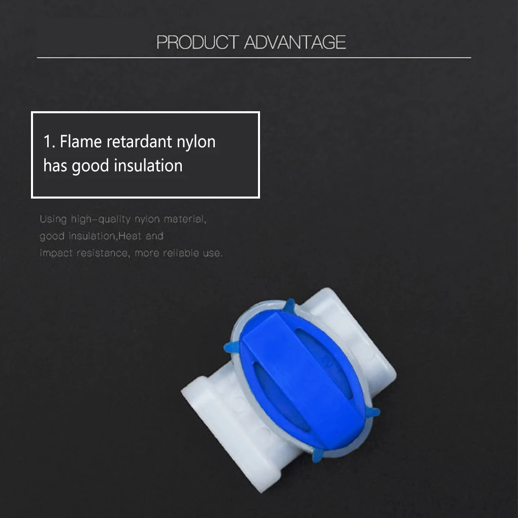 20 Pieces Robotic Lawn Mowers Wire Connectors Moisture-proof Yard Crimp Cable Connection Terminal Spare Parts Accessory