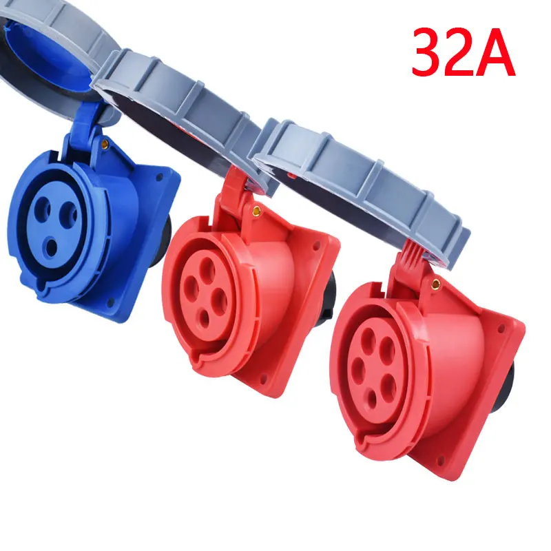 dip67 agua industrial plug and socket 16a 04