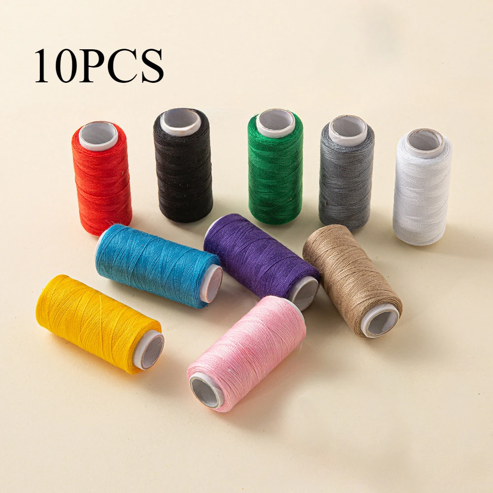 Polyester Thread 10pcs 10PCS Sewing Thread Polyester Thread Set Strong And Durable Sewing ...