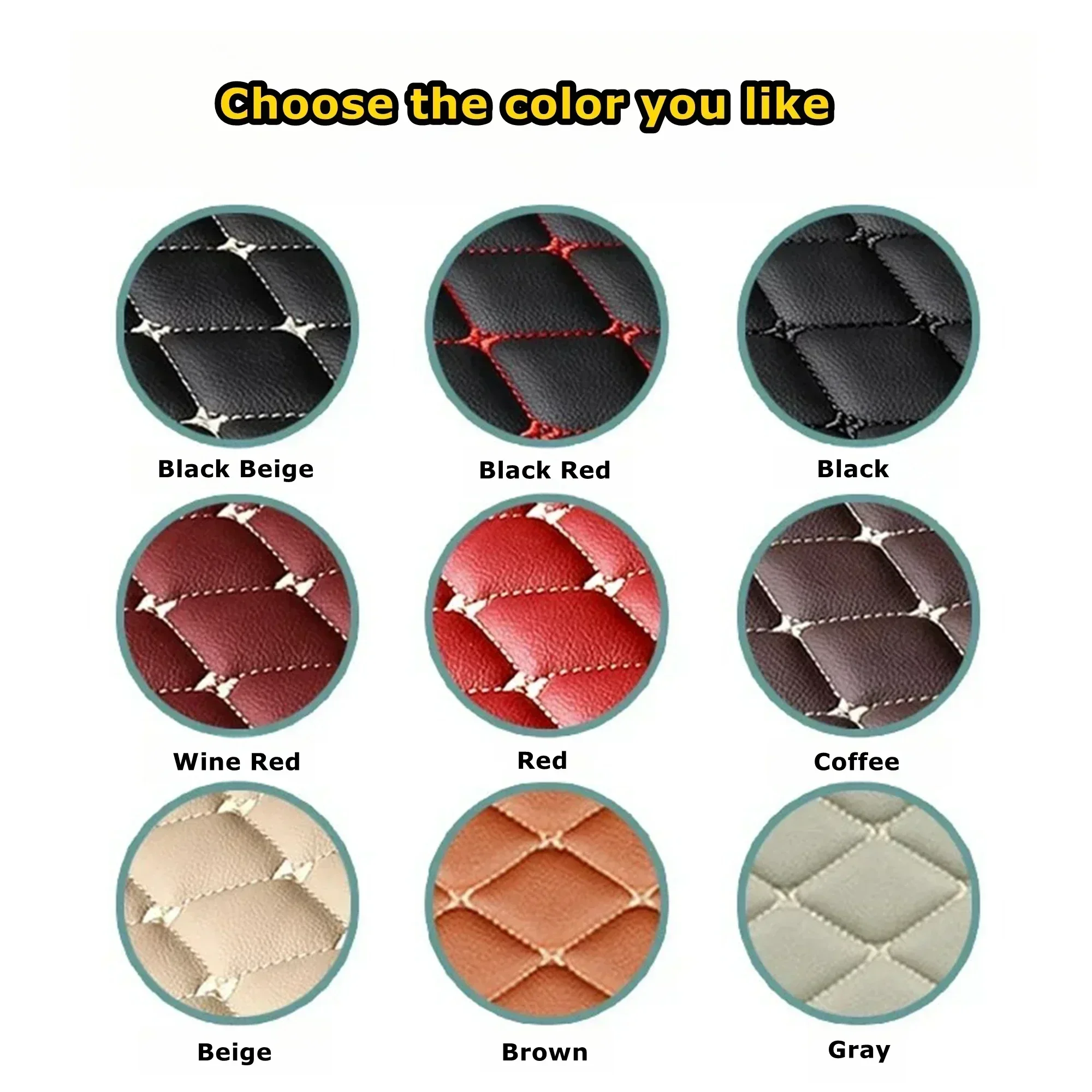 Car Floor Mats for Hyundai IX35 2010 2011 2012 2013 2014 2015 Weather Full Coverage Floor Liners Leather Cover