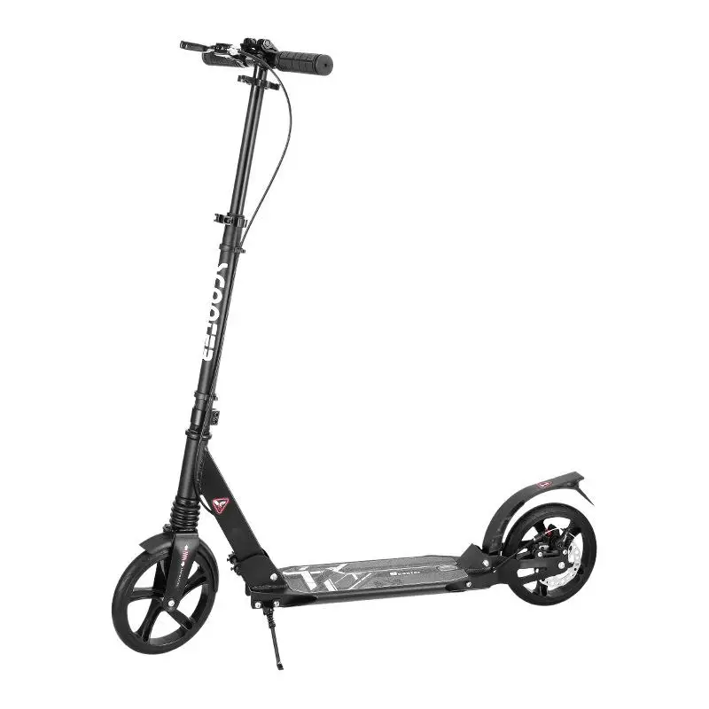 

Портативный складной неэлектрический амортизирующий мини-скутер вместо ходьбы, маленький легкий сбалансированный двухколесный скутер для взрослых