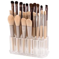1pc Makeup Brush Holder, Nail Polish Storage Box, Cosmetic Display Storage Box 1